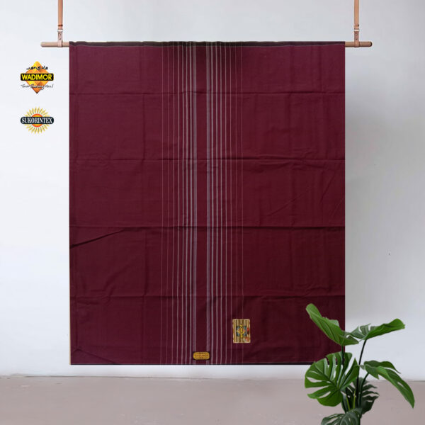 Wadimor Sarung Tenun Polos Tumpal Bergaris Warna FC (Full Color) - Image 3